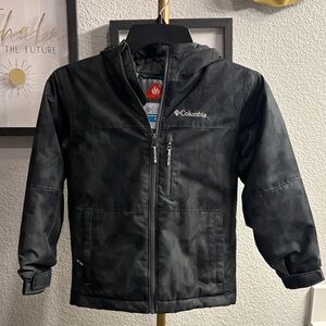 Columbia Kids' Camouflage Black Puffer Jacket